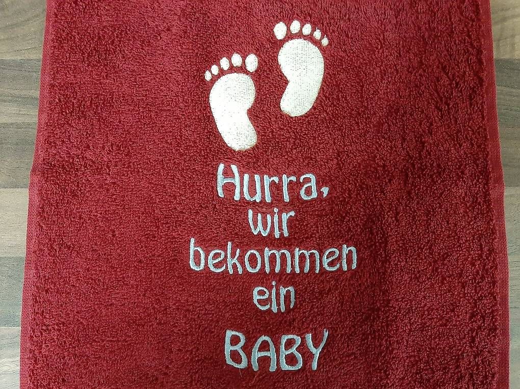 Teli da bagno: Waschtuch bestickt, Baby, Neu – Nuovo e nell'imballaggio originale da Knutwil venduto da Geschenksatelier 1