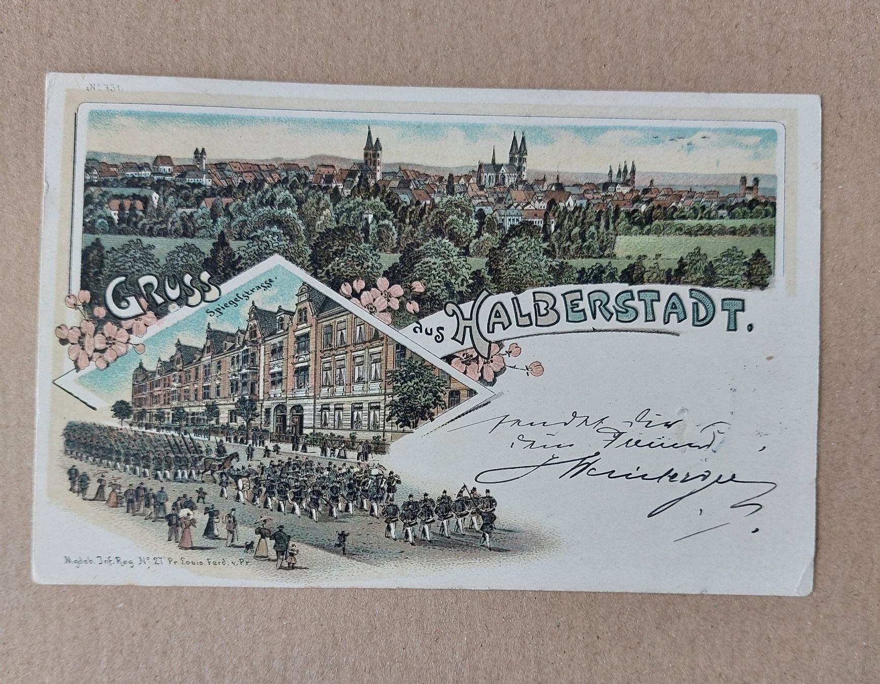 Cartoline postali: AK Gruss aus Halberstadt  Ansichtskarte – Usato da Schenkon venduto da Uhu007