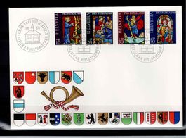 CH FDC Pro Patria Satz 1969