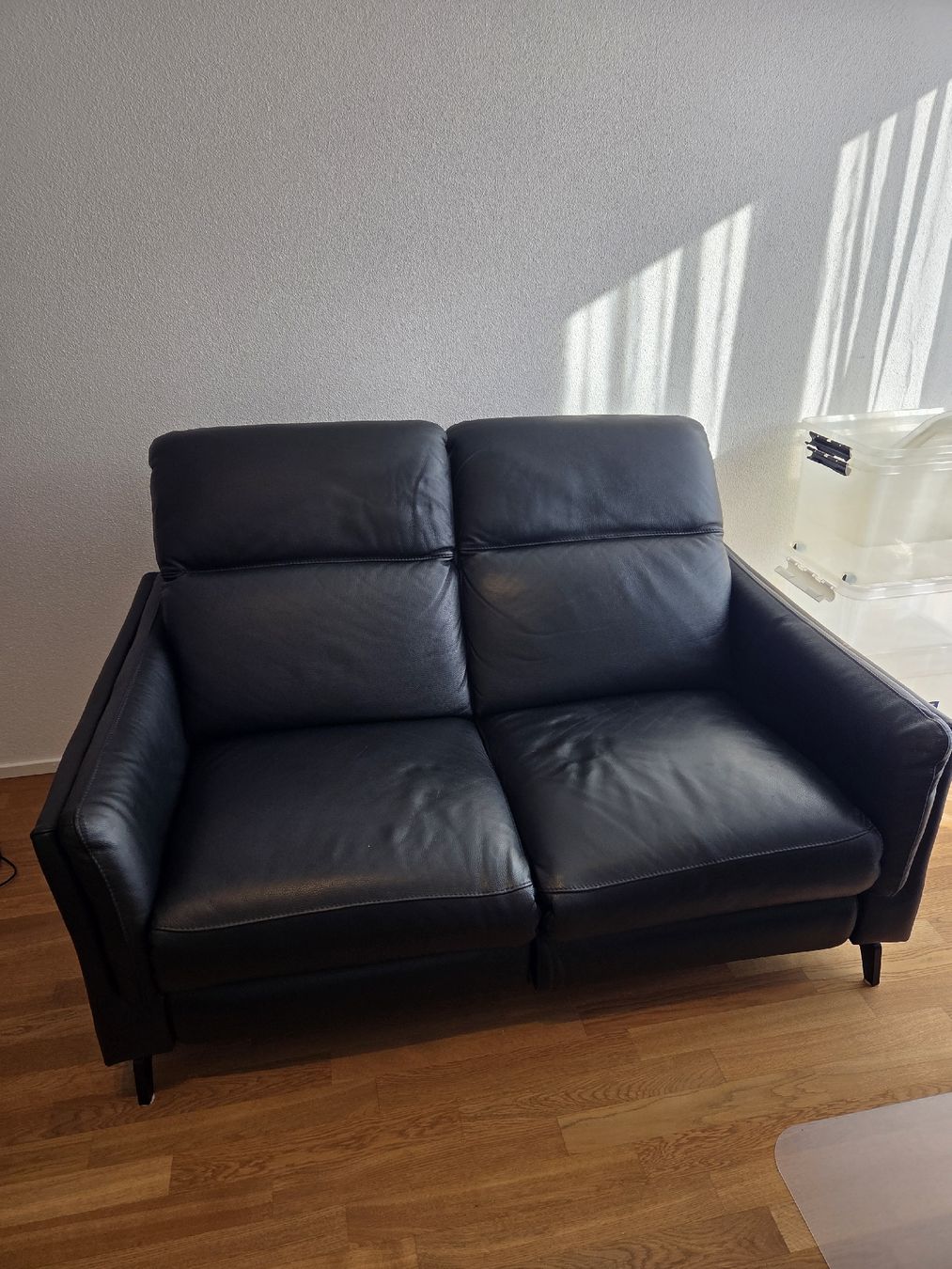 Conforama Divani: 2er Kunstledersofa elektrisch – Usato da Malters venduto da Breis