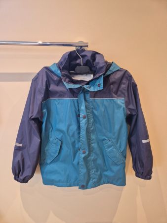 Regenjacke blau/türkis, Gr. 128