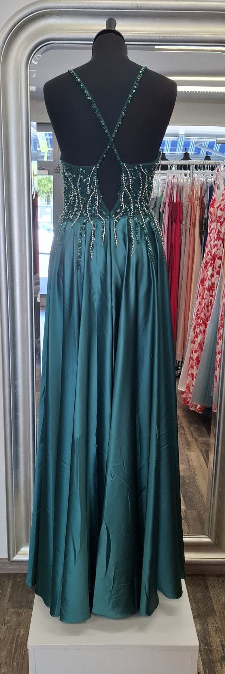 Robes: Abendkleid Satin Green  – Neuf (Voir description) à Uster par VMT. 4