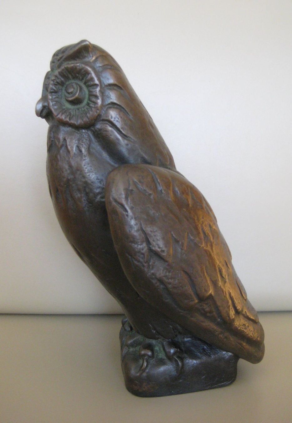 Statuette: Bronze Eule signiert Hans Borer Bildhauer – Usato da Langendorf venduto da Happy11 5