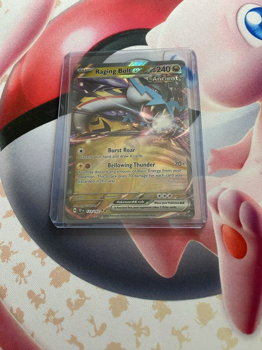 Pokémon Carte collezionabili: Pokemon Raging Bolt ex 123/162 TEF – Usato da Grindelwald venduto da TSG-G-Town