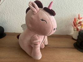 Einhorn 2 in 1 Plüschtier gleichzeitig Flugkissen