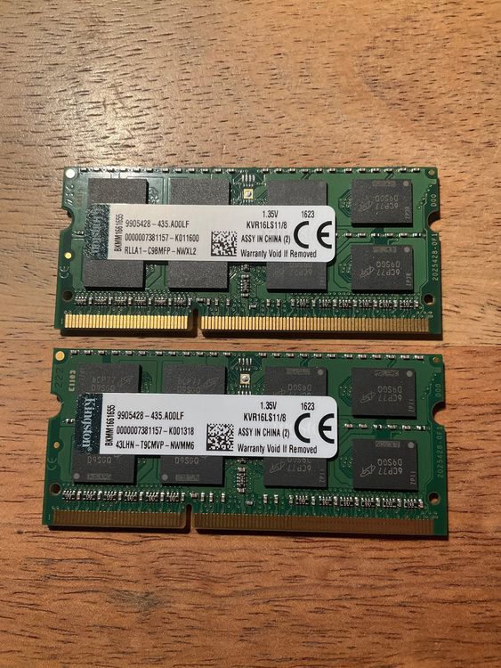 2x 8GB 16GB DDR3 1600 RAM für Toshiba Tecra R850-S8552 SAMSUNG PC3