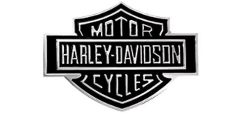 Sticker: Sticker Harley-Davidson métal noir/argent neuf J079 – Nuovo e nell'imballaggio originale da Allens venduto da MADE.IN.ROCK.N.ROLL