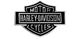 Sticker Harley-Davidson métal noir/argent