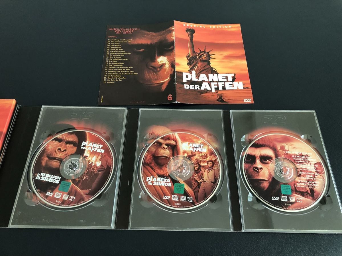 Tutti i DVDs: Planet der Affen – Special Edition DVD Box – Usato da Kriens venduto da lay01 2