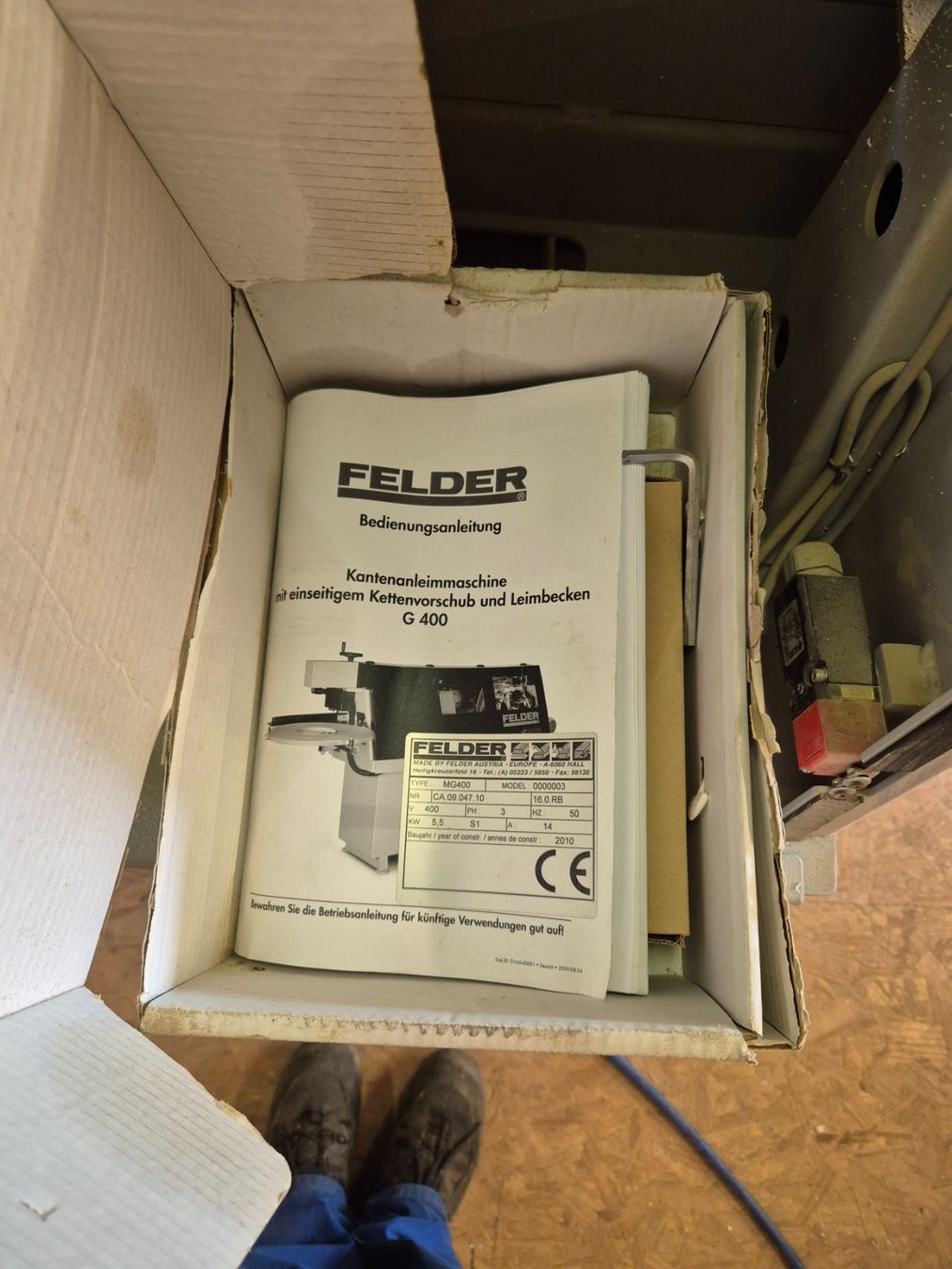 Toutes les machines: Kantenleimmaschine Felder G400 – D'occasion à Walterswil BE par gwerder5720 5