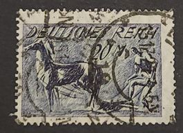 Deutsche Reich Nr. 179 b gestempelt Geprüft Infla selten