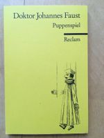 Reclam: Doktor Johannes Faust - Puppenspiel, Vintage!
