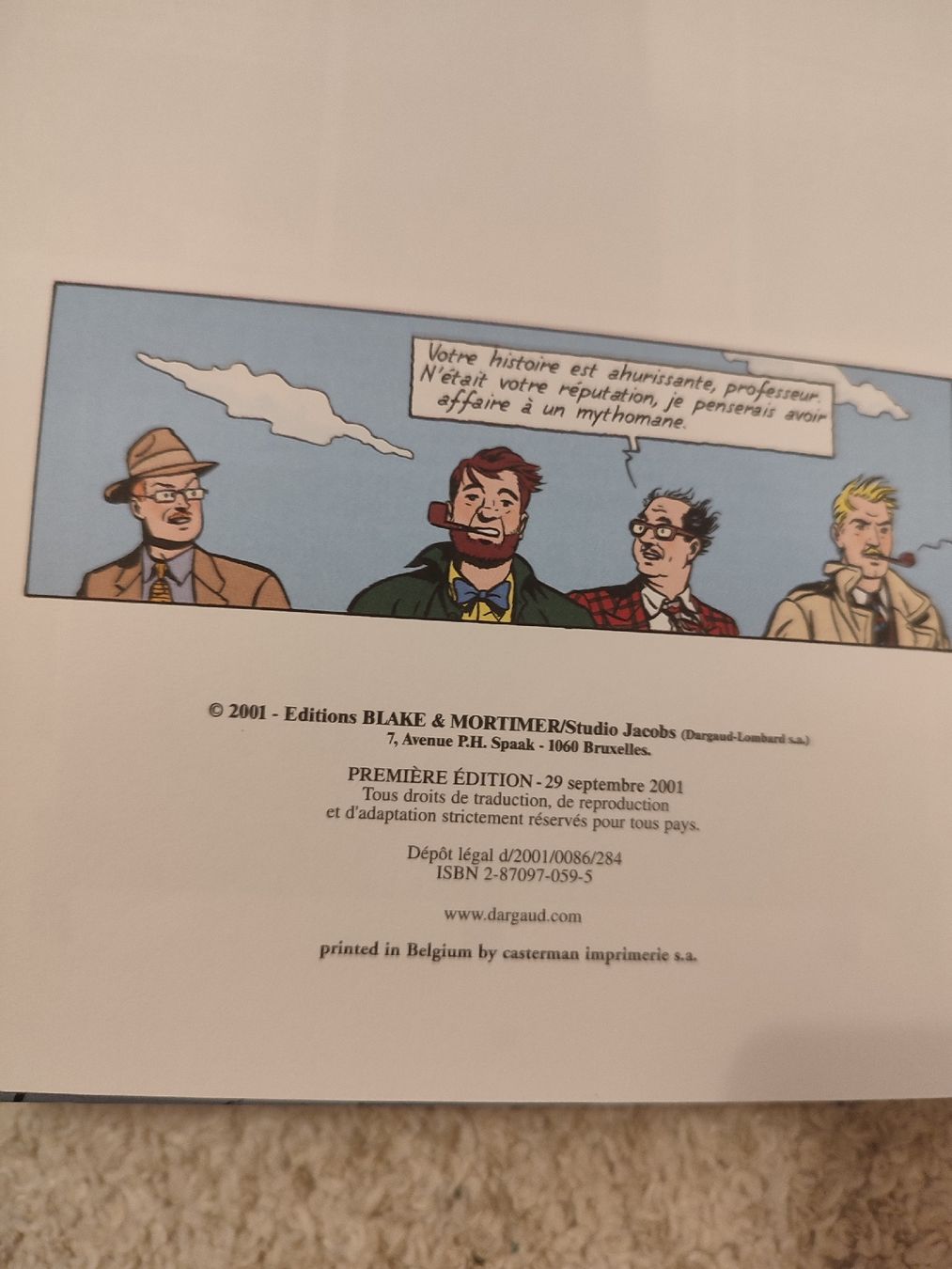 BD: Blake et Mortimer n°15 - EO - TBE – D'occasion à Bougy-Villars par Vogue 1