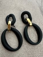 Elegante Ovale Ohrringe mit Gliederketten-Element,m