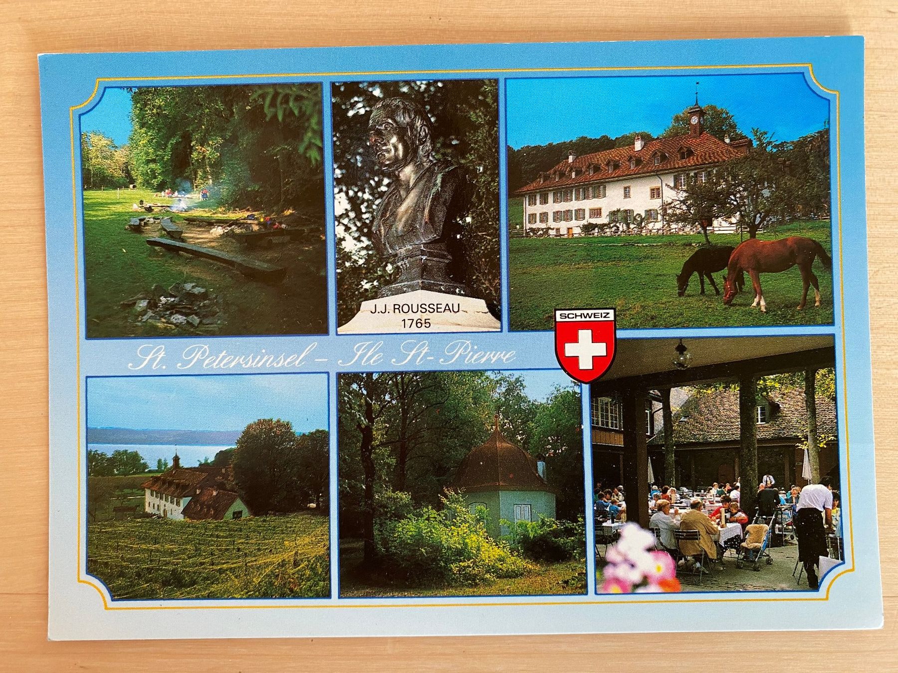 Cartoline postali: AK Bielersee, St. Petersinsel BE – Nuovo (secondo la descrizione) da deitingen venduto da popcorn02
