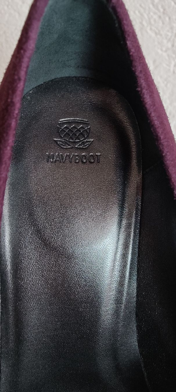 Navyboot Scarpe da donna: Navyboot Pumps Wildleder Bordeaux Grösse 36 – Usato da Bern venduto da Aliloli 5