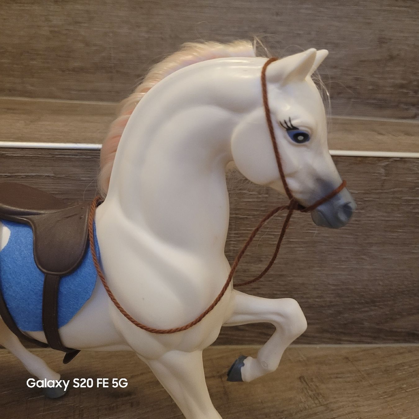 Giocattoli: Barbie Pferd weiss mit Rosa Behang – Usato da Niederbuchsiten venduto da klengyel 7