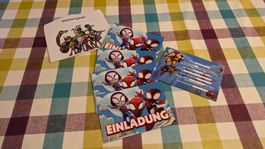 5 Stk. Spidey Einladungskarten - Spiderman