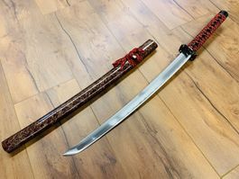 Katana Schwert Tanto ROT 78cm Bordeaux 1