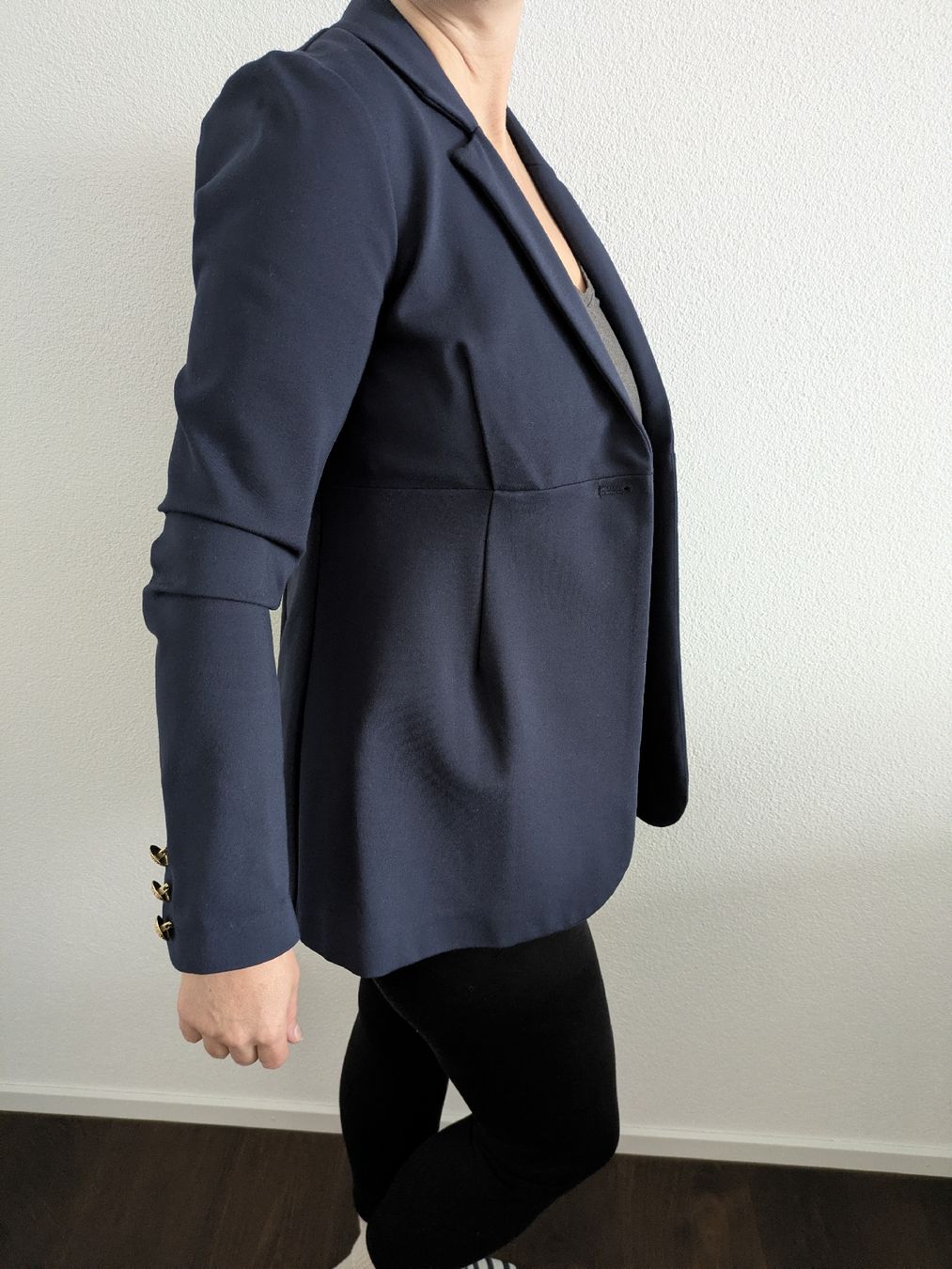 Ensembles & Tailleurs: Umstandsmode Seraphine Blazer, Grösse 34, marineblau – D'occasion à Lostorf par Nadine4654 1