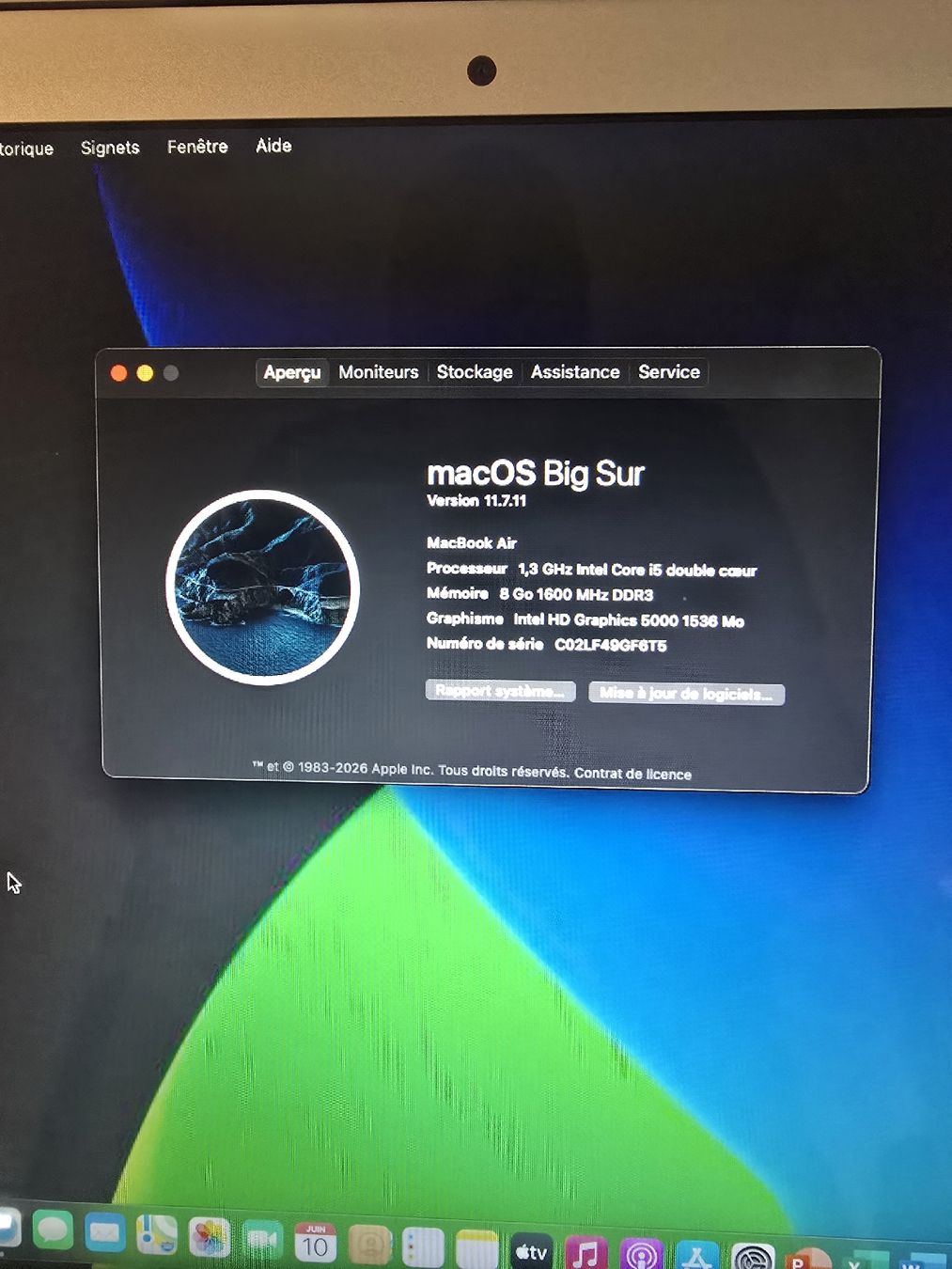 Apple Notebook: MacBook Air i5 | 8Go RAM | SSD 121Go – Usato da Renens VD venduto da MTD2211 7