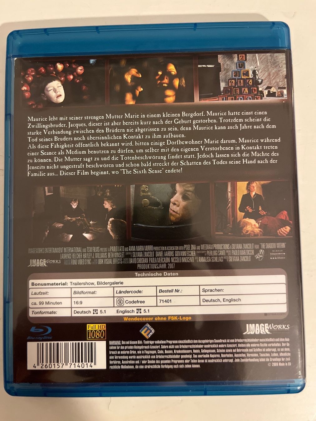 Tutti i DVDs: The Shadow Within (2009) Blu-ray – Nuovo (secondo la descrizione) da Sierre venduto da black.box 1