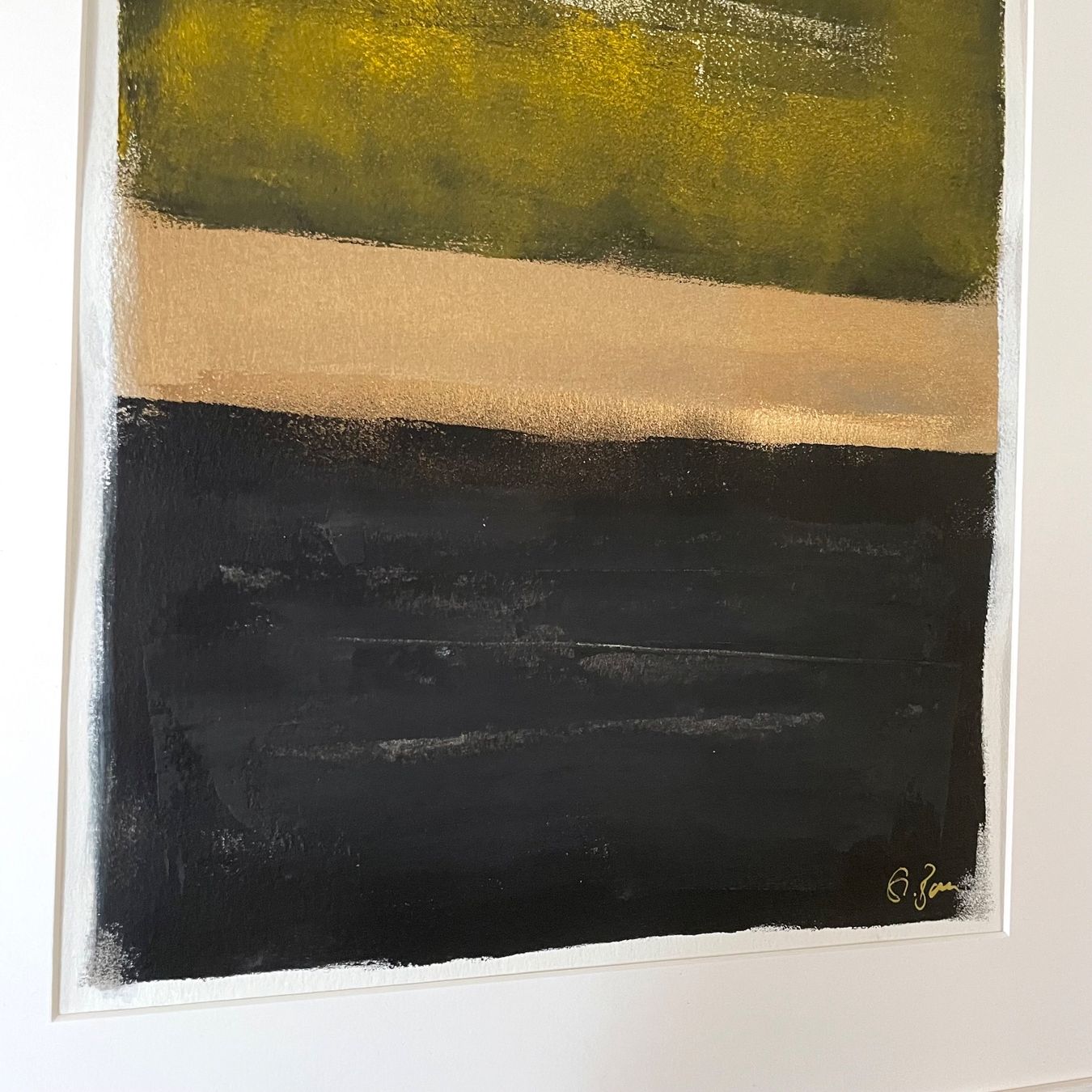 Dipinti: Gold Horizon Moderne Kunst Acryl Expressionismus Abstrakt – Nuovo (secondo la descrizione) da St. Niklausen LU venduto da Stefan_Bammert_Art 2