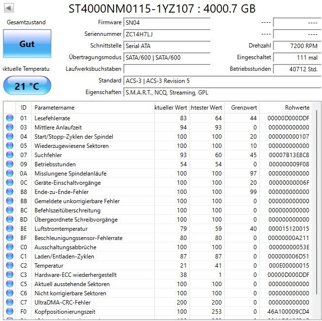 Seagate Dischi rigidi: Seagate Exos 7E8 4 TB, 3.5" – Usato da Ebmatingen venduto da swiss.canadian 1
