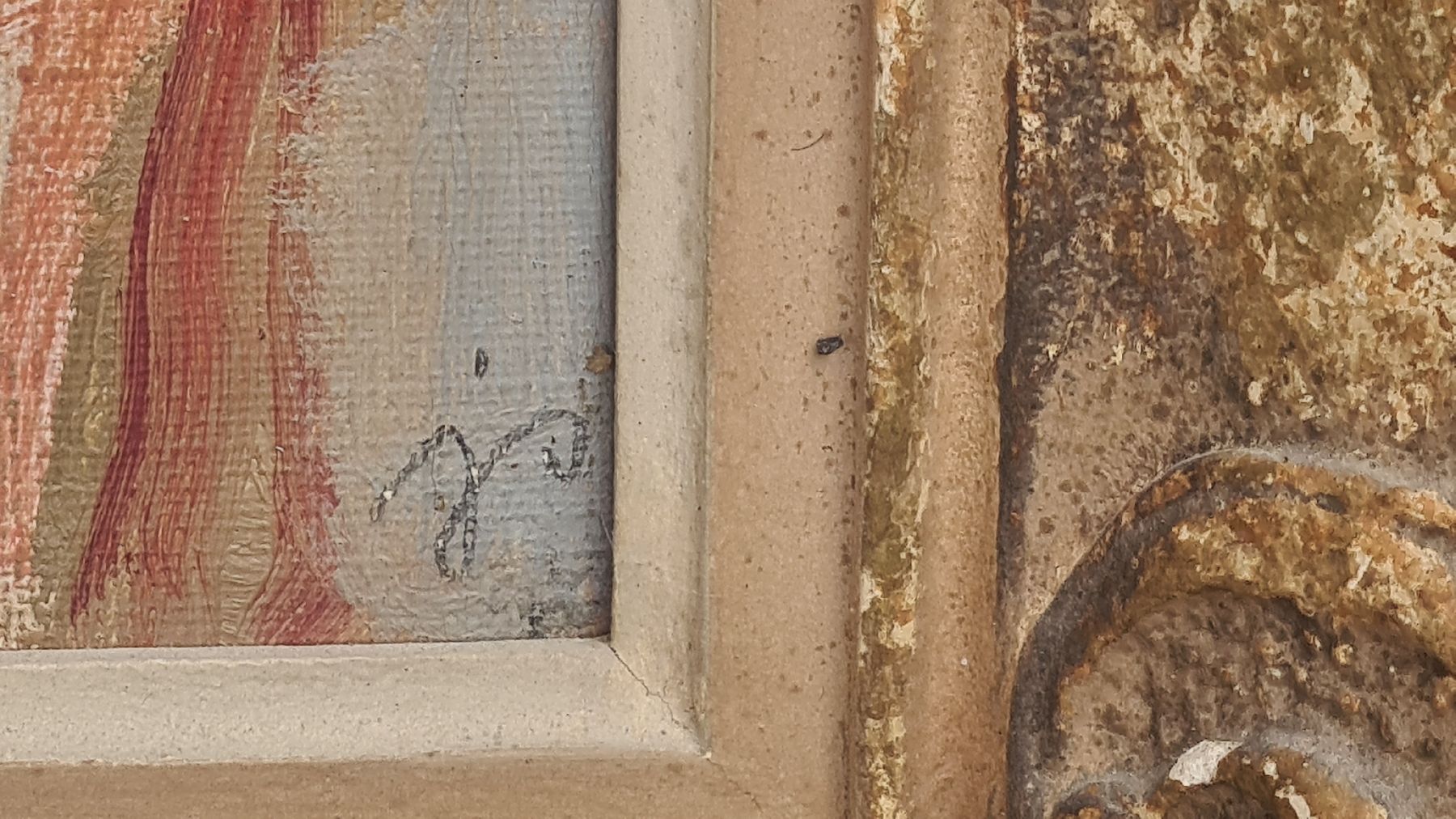 Gemälde: ORIGINAL OEL ZU LEINWAND,  Mng. – Gebraucht aus Pazzallo von Salvapazzo 1