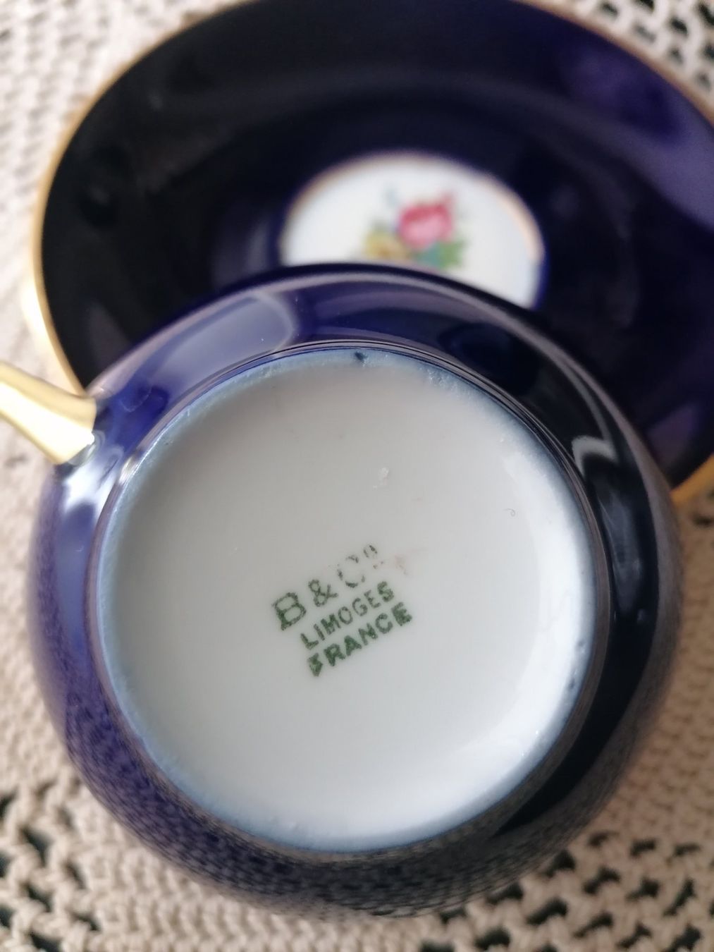 Tazze: Antike Teetasse Limoges, kobalt – Usato da Aegerten venduto da Jos_zem 1