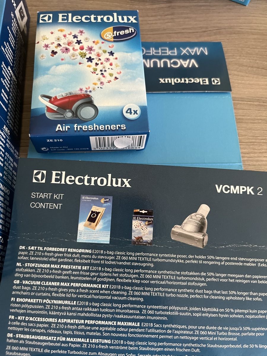 Electrolux Staubsauger & Zubehör: Electrolux Luftfrischer & S-Bag Staubsaugerbeutel neu – Neu und originalverpackt aus Basel von JJ.Elena 1