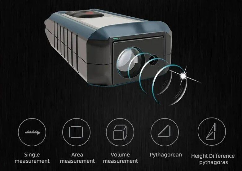 Misurare: Profi Laser-Entfernungsmesser 100 Meter – Nuovo e nell'imballaggio originale da Châtelaine venduto da topshop.switzerland 3