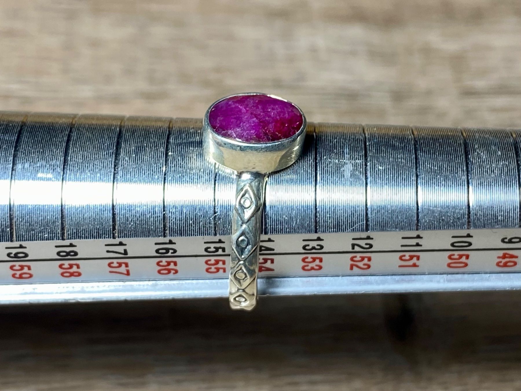 Anelli: natürlicher Rubin - 925 Silber Ring orientalisch – Nuovo e nell'imballaggio originale da Laax venduto da Kiki_Kingdom3 6