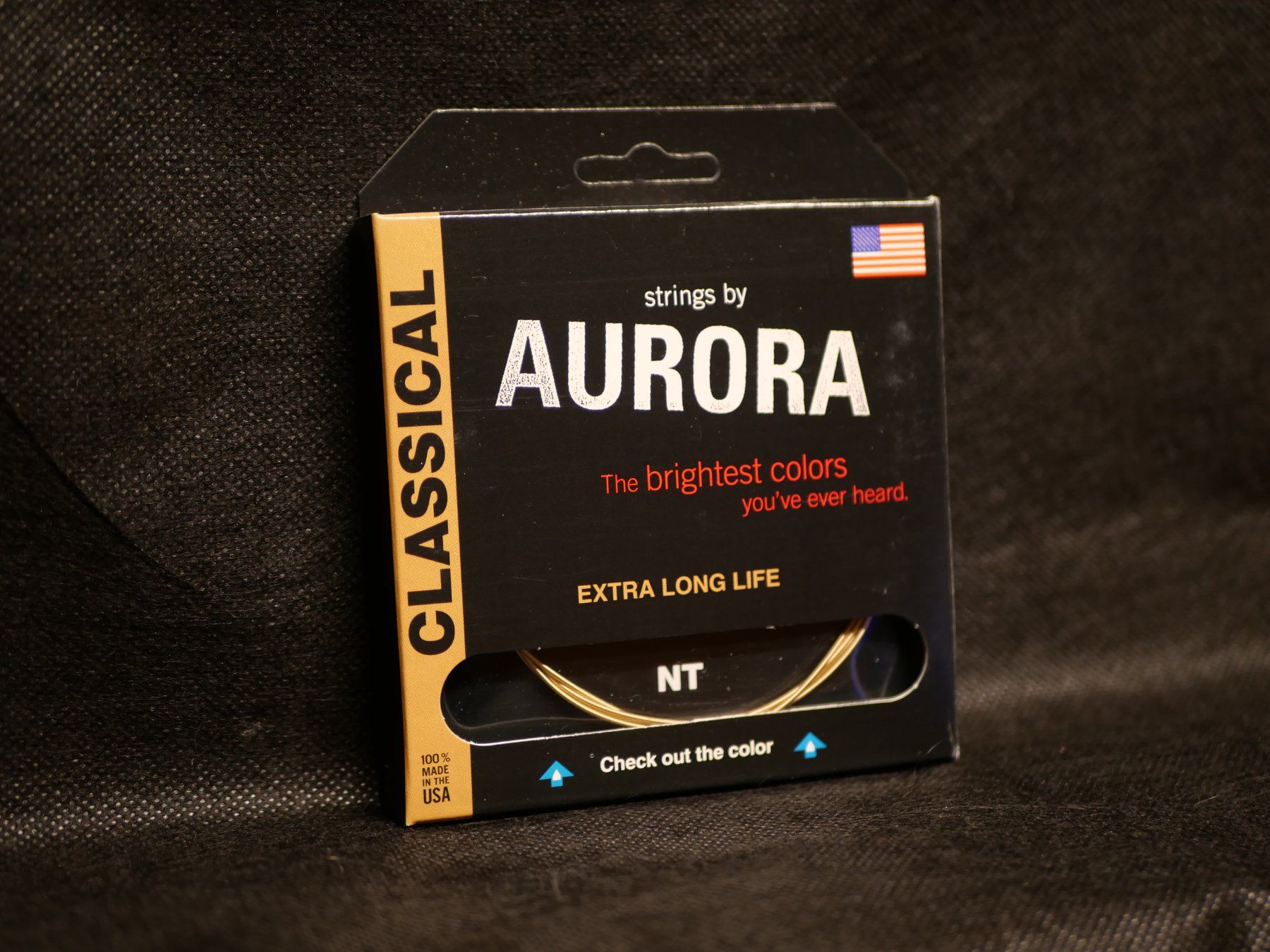 Musikinstrumente: Aurora Premium Classical Guitar Strings NT - Gold - %%%% – Neu und originalverpackt aus Grimisuat von Valmonmusic