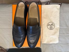 Hermès chaussures hommes noirs