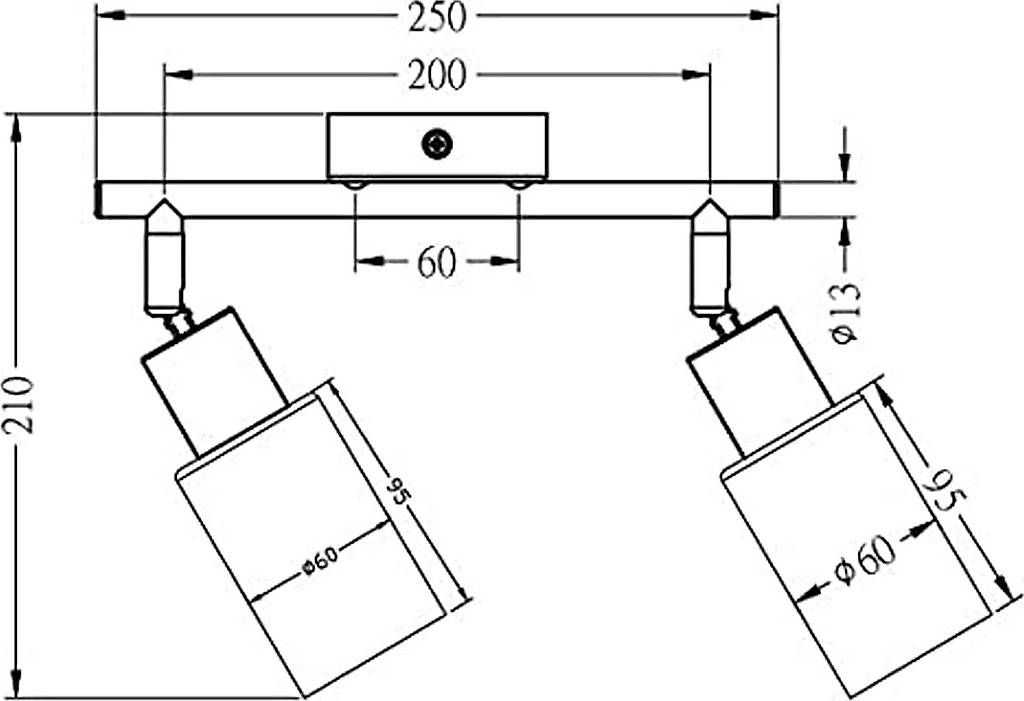 Lampade: Reality Leuchten - Lampe - Deckenleuchte Mars, 2x E14 – Usato da Etziken venduto da prasanna-team 2