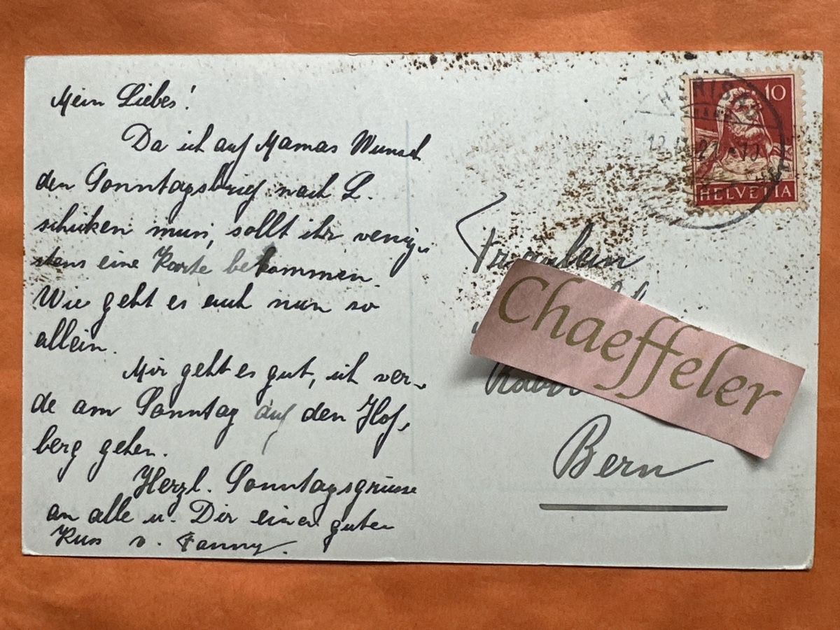Cartes postales: 1921 2811. Waldstatt mit Säntis  – D'occasion à Zürich par Chaeffeler 1