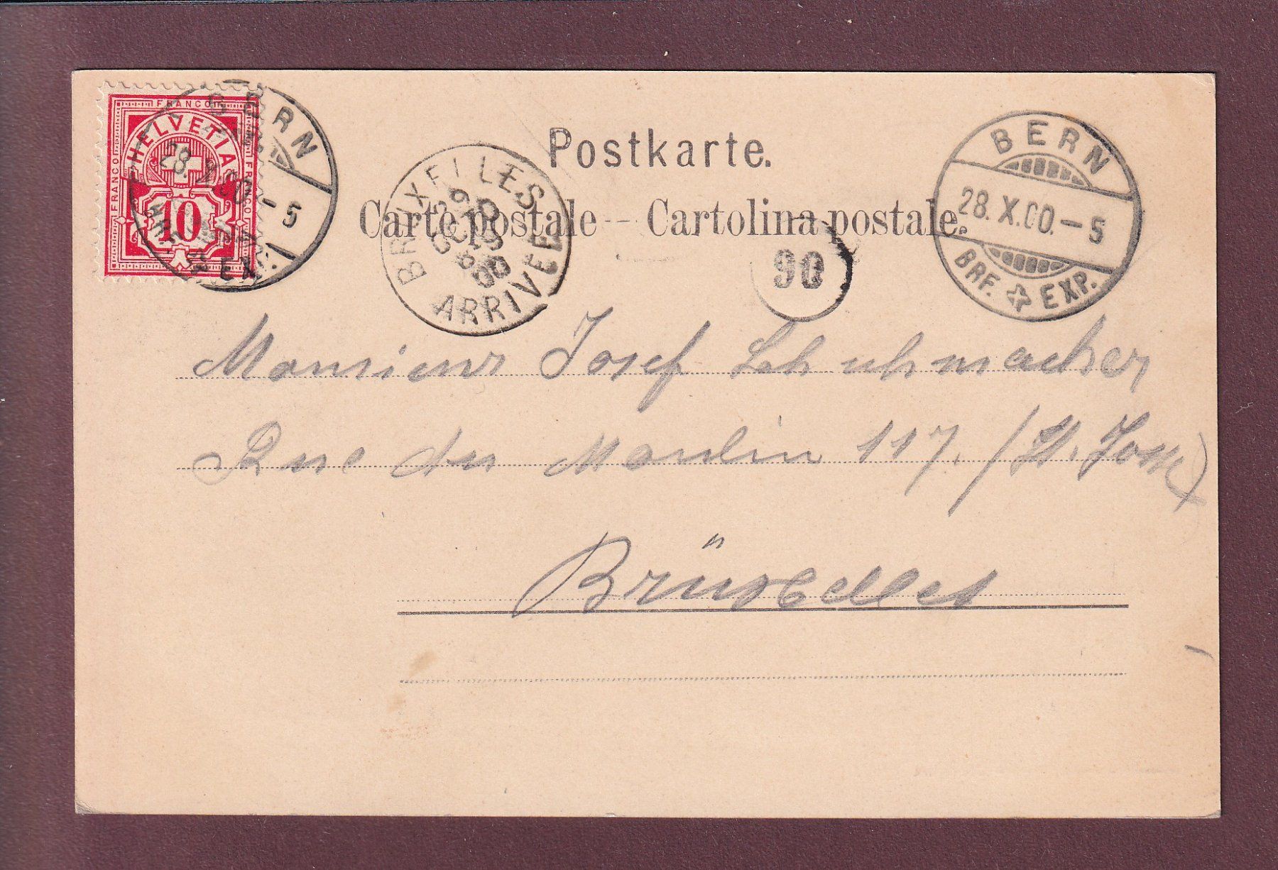 Cartes postales: Gruss aus BERN - Kornhausbrücke - 1900 – D'occasion à Pully par nicecards 1