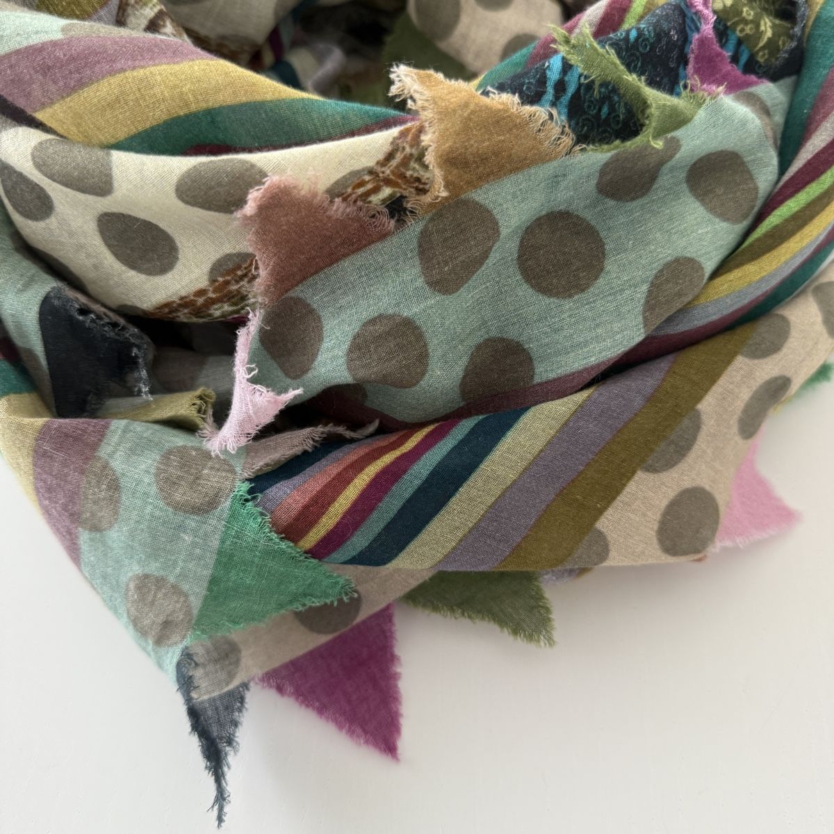 Faliero Sarti Foulard & Sciarpe: FALIERO SARTI Cotton Scarf – Nuovo (secondo la descrizione) da Emmen venduto da Avviivva_Com2023 5