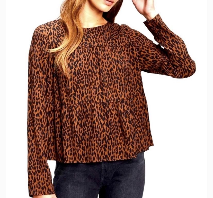 Gap Camicette: GAP Bluse mit Leopardenmuster. Gr. M – Usato da Jona venduto da Flamingoo 1