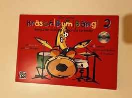Schlagzeug-Schulbuch für Kinder-Kräsch Bum Bäng 2