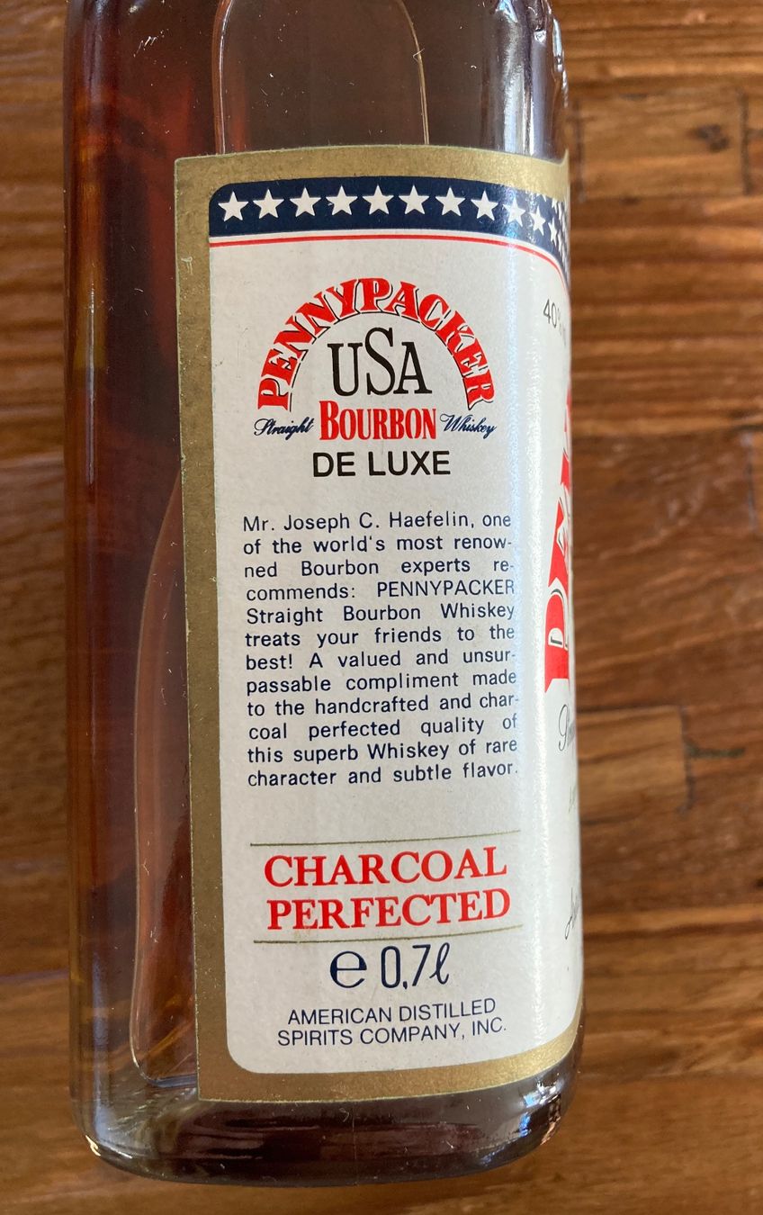 Bevande alcoliche: Whiskey Bourbon Pennypacker von ca 1985 – Usato da Roggwil BE venduto da Maui2000 4