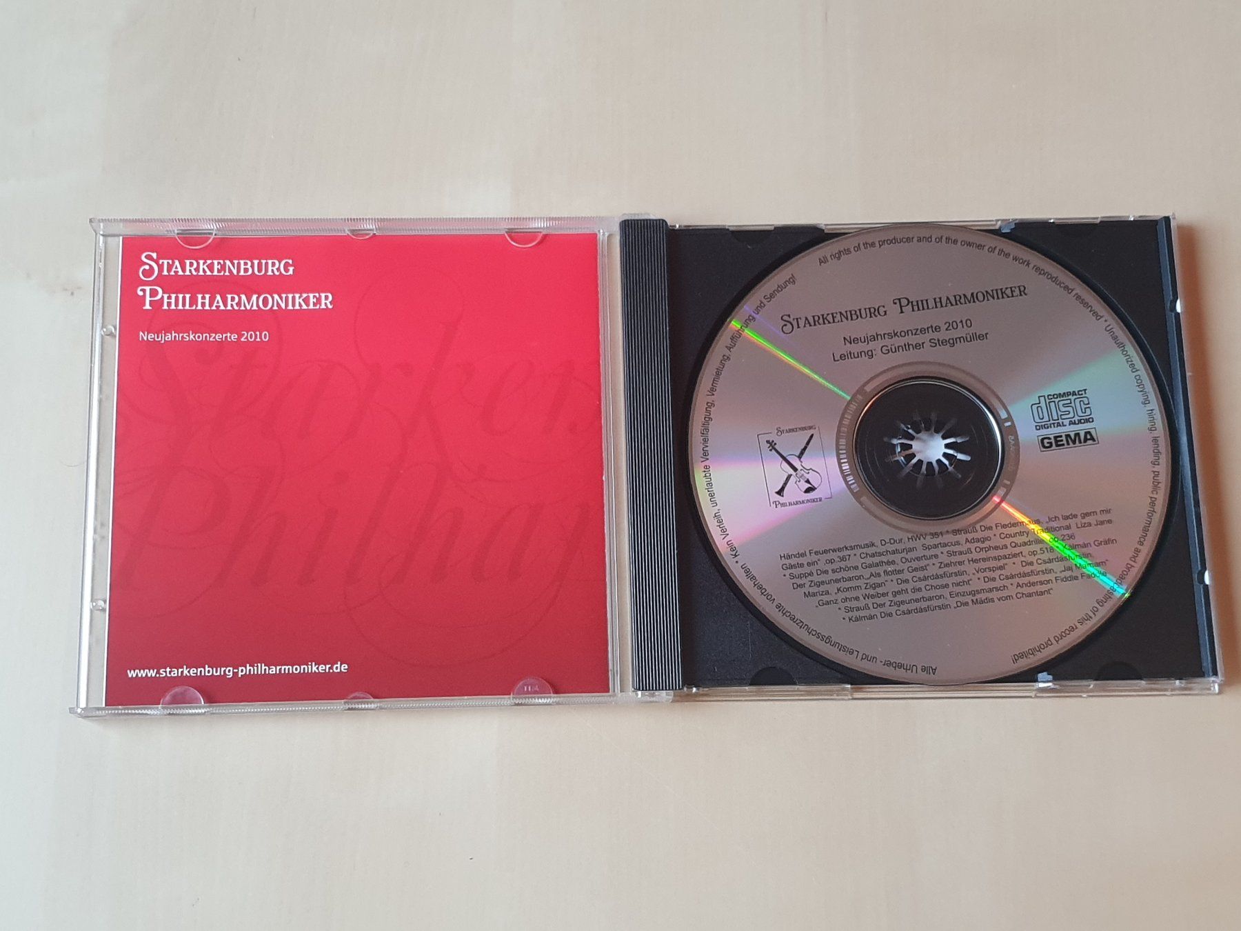 CDs: Starkenburg Philharmoniker Neujahreskonzerte 2010 – D'occasion à Stansstad par collectorsshop 2