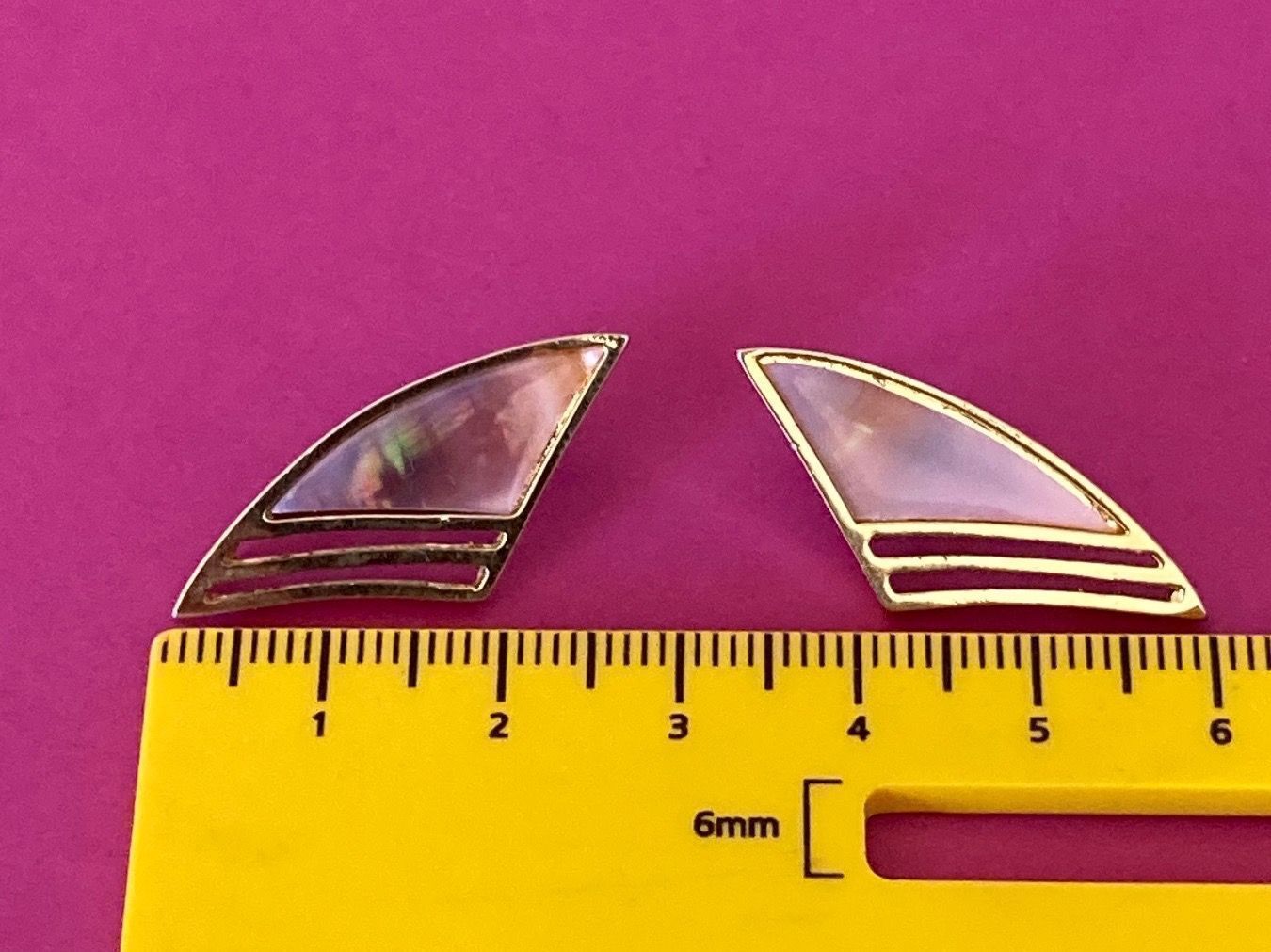 Ohrringe & -stecker: Vergoldet  Farbenfrohe Ohrringe – Gebraucht aus Laufen von Trendmarket 6