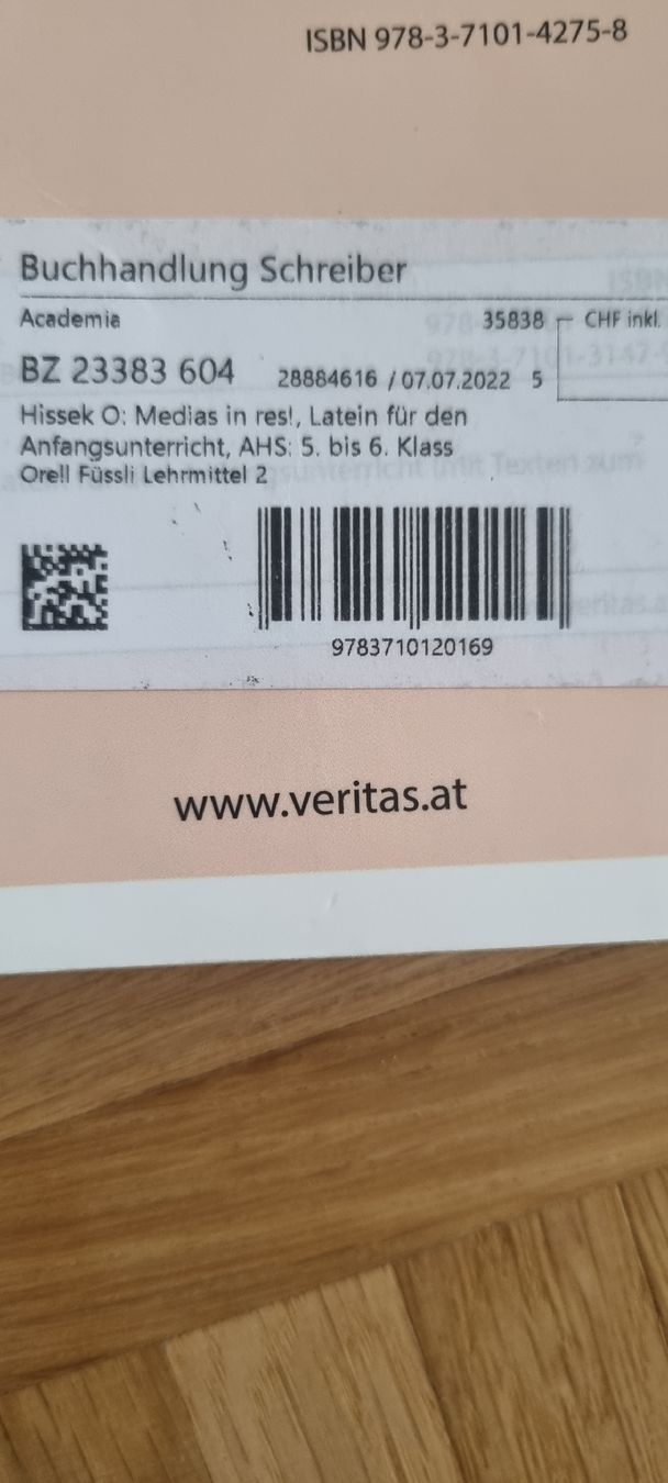 Libri: Medias in res!, Lateinbuch – Usato da Pontresina venduto da NadjaJay 1