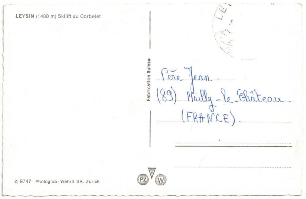 Cartes postales: Leysin - Skilift Gorbelet mit Leysin – D'occasion à Binningen par Mountainrider 1
