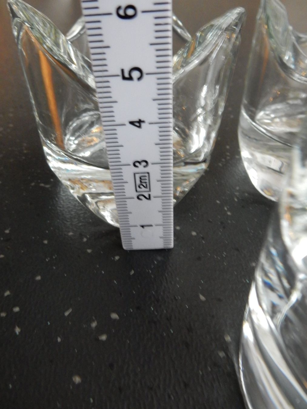 Portacandele: 3er Set: dekorative Teelichthalter aus massivem Glas – Nuovo (secondo la descrizione) da Jona venduto da simongarden 4