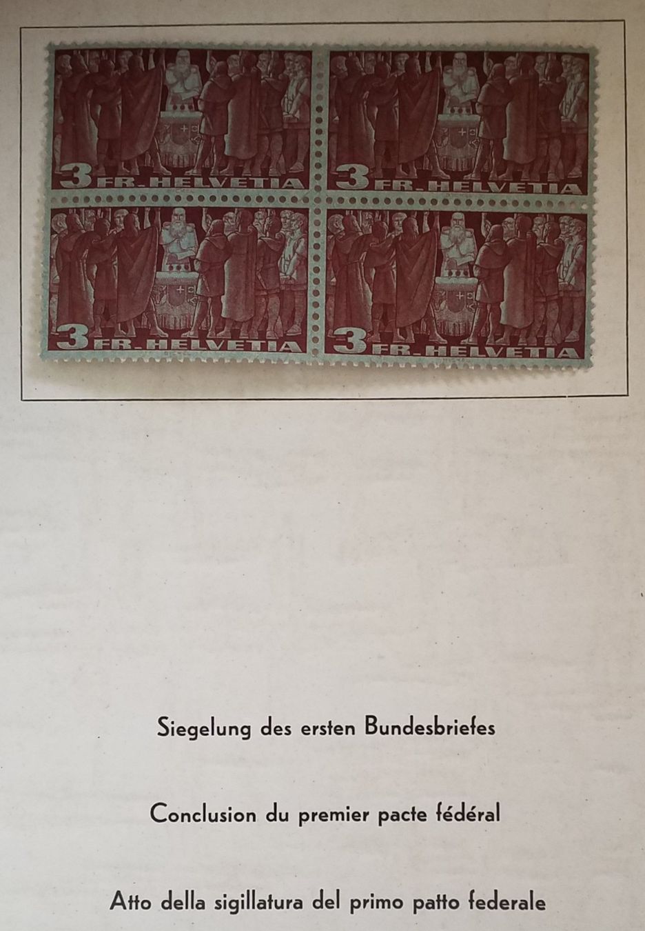 Tutti i francobolli: 1938, Geschenkheft Dauermarken, im 4-Block Kt. 540.-++ – Nuovo (secondo la descrizione) da Baden venduto da Eggi 2