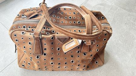 ORIGINAL PRADA WILDLEDER - HANDTASCHE