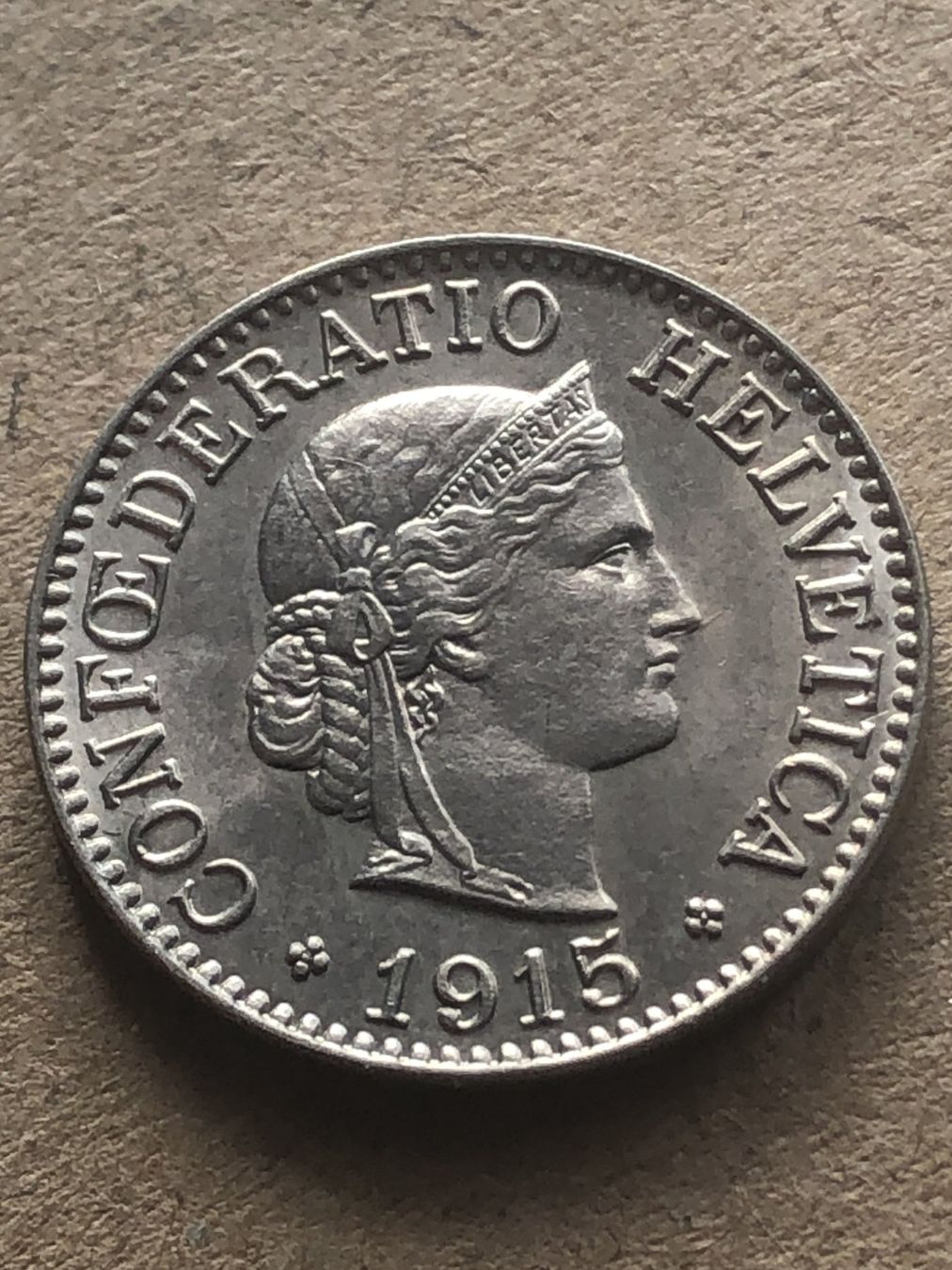 Tutti le monete: 10 Rp. 1915 unz. – Usato da Schötz venduto da Odpa